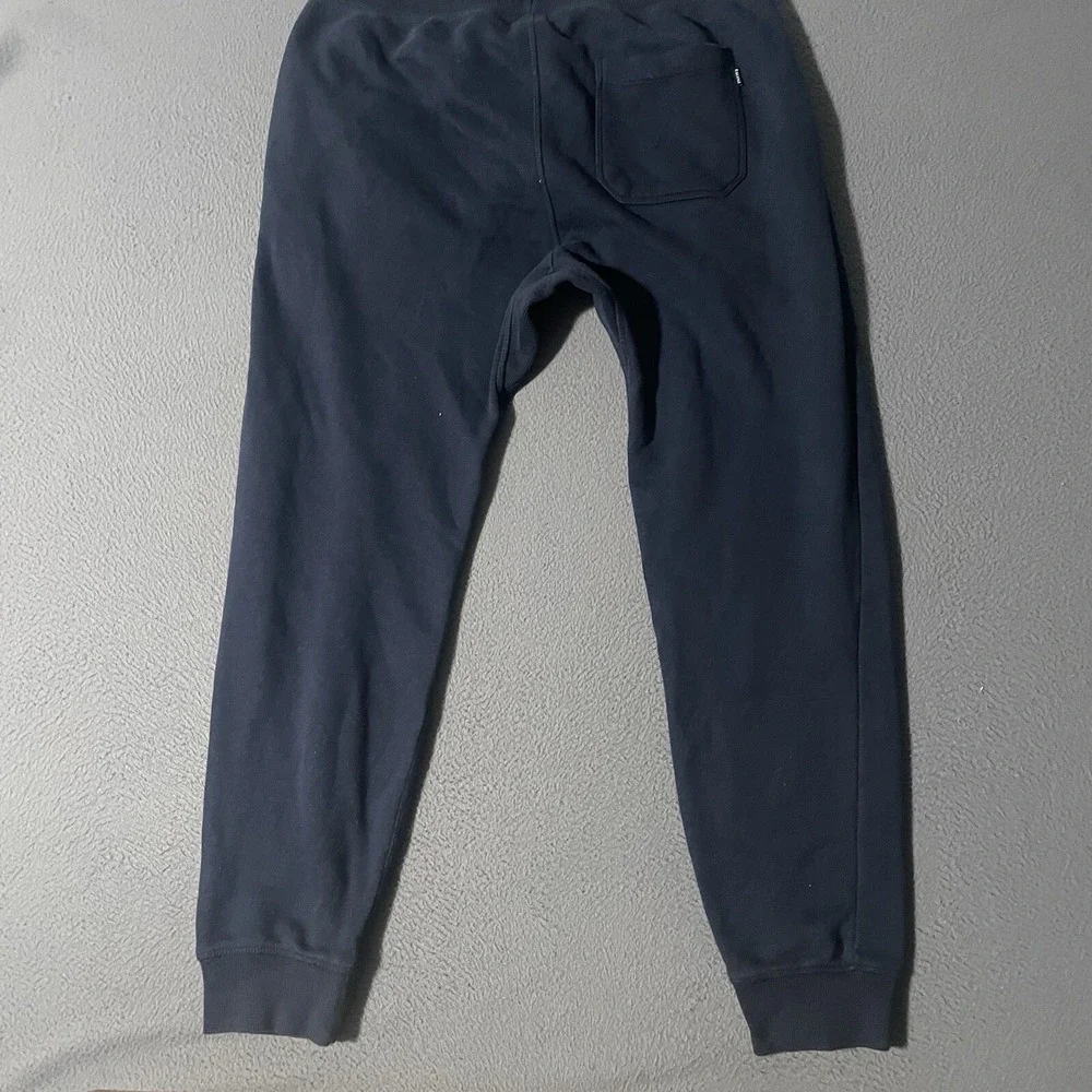 Hurley Sweatpants Mens Large Blue Joggers Fleece Drawstring Casual Pants Chore